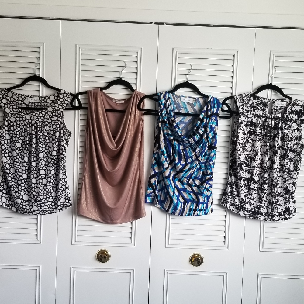 Calvin Klein Sleeveless Tops XS